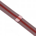 Wholesale Premium Color Stainless Steel Magnetic Milanese Loop Strap Wristband for Apple Watch Series Ultra/8/7/6/5/4/3/2/1/SE - 49MM/45MM/44MM/42MM (Rose Gold - Red)